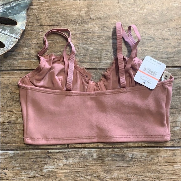 NWT Free People Vintage Rose Bianca Longline Bra - Picture 4 of 5